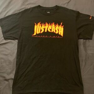Black Graphic T-Shirt JUSTCASH
